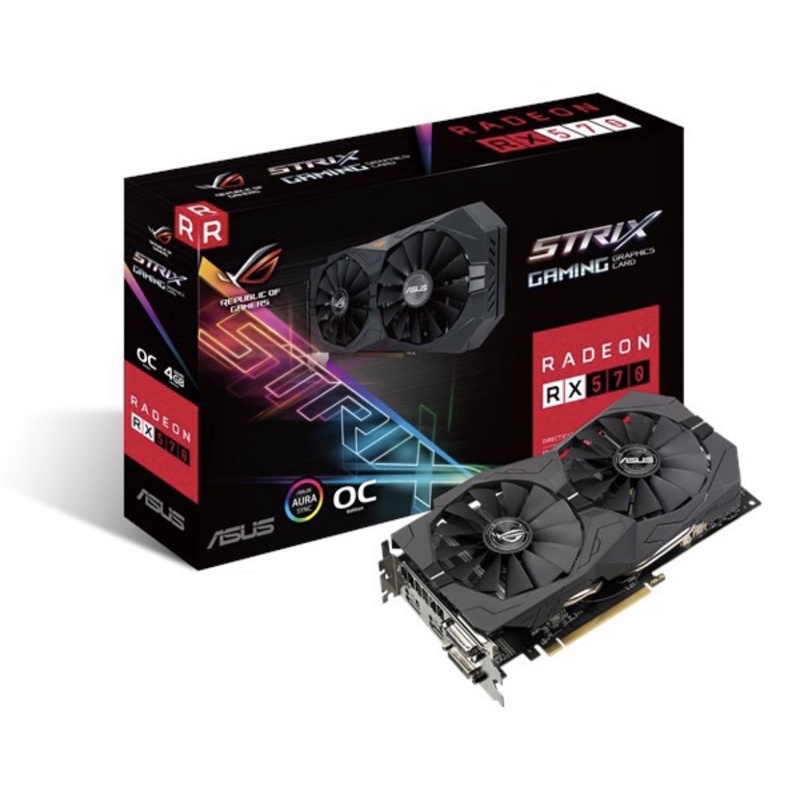 華碩 ROG STRIX RX570 O4G GAMING 顯示卡