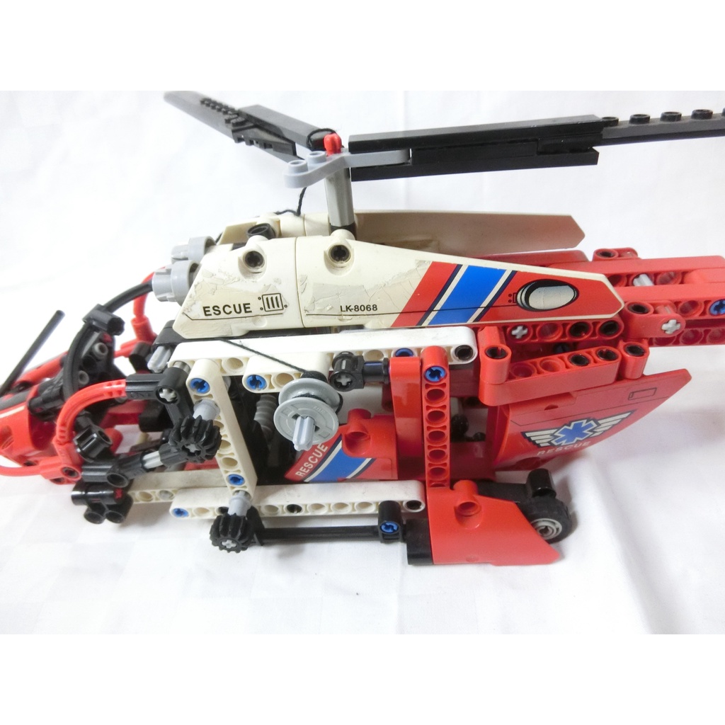 (h) 二手 絕版 樂高 LEGO 8068 救援直升機 / 缺件 零件