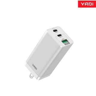 【含稅店】YADI GaN 氮化鎵快充充電器 65W PD QC USB-A TYPE-C CG4GA-65W2C1A