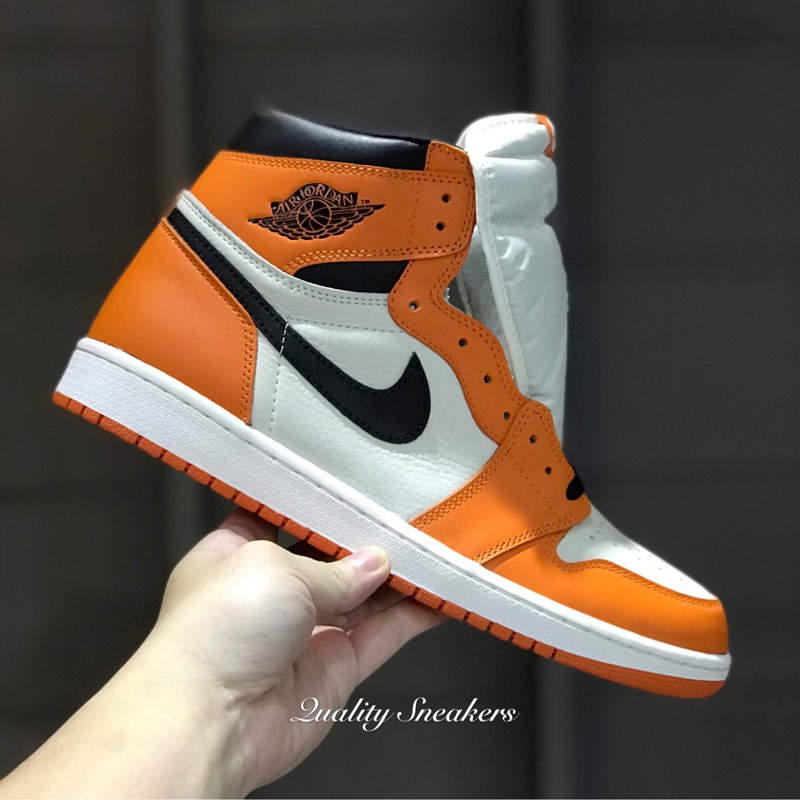 Quality Sneakers - Jordan 1 Retro OG 白 橘 扣碎 555088-113