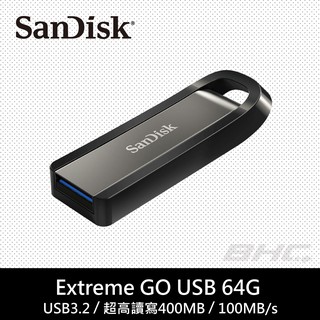 SanDisk EXTREME GO CZ810 64G USB 3.2 隨身碟
