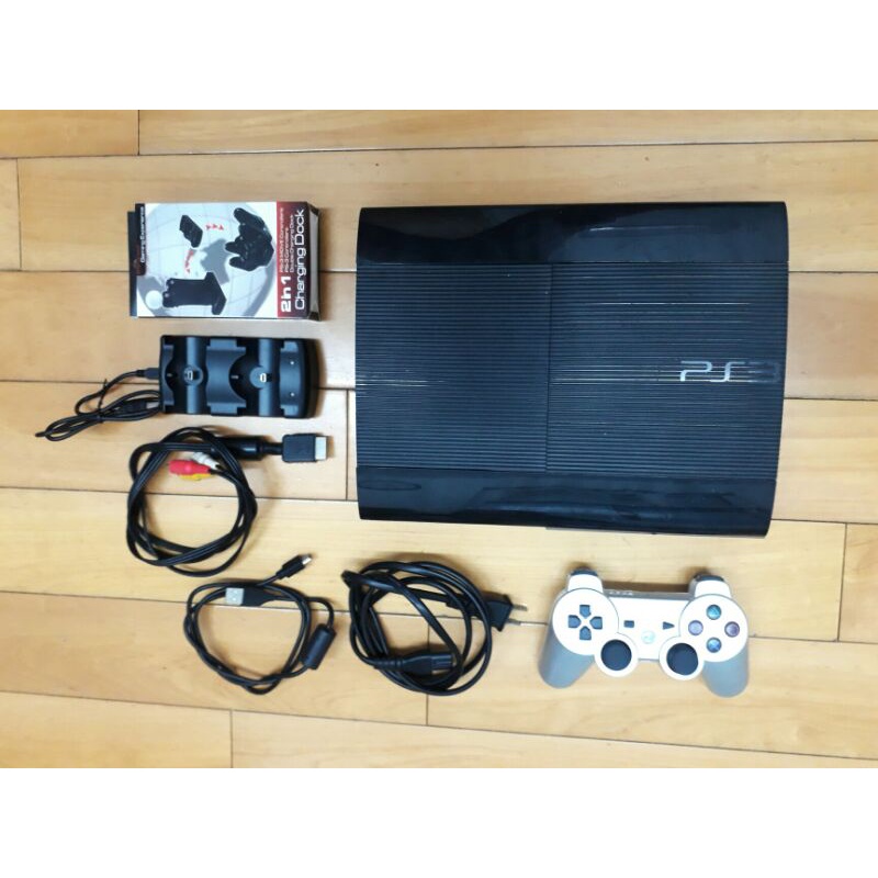 PS3 遊戲機 4000型(黑色)-改750G硬碟