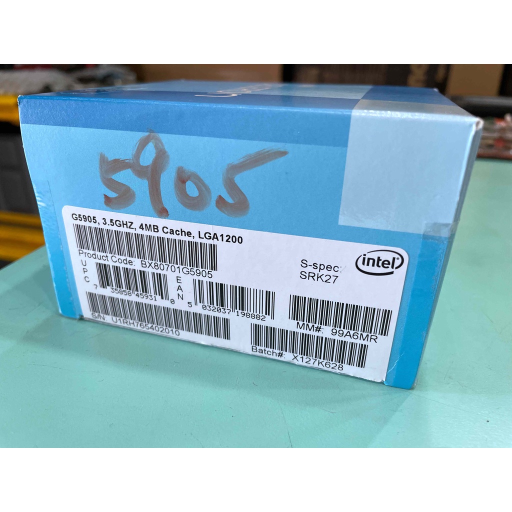 英特爾 Intel Celeron G5905 3.5GHZ 中央處理器 捷元公司貨