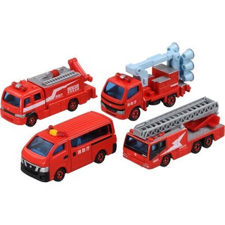 ★【TOMICA】多美小汽車 GIFT FIRE ENGINES 消防車組 TM85654