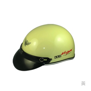 華泰 安全帽 K839M/K-839M 素色 黃色 哈利帽 半罩 單帽子 不含鏡片《比帽王》