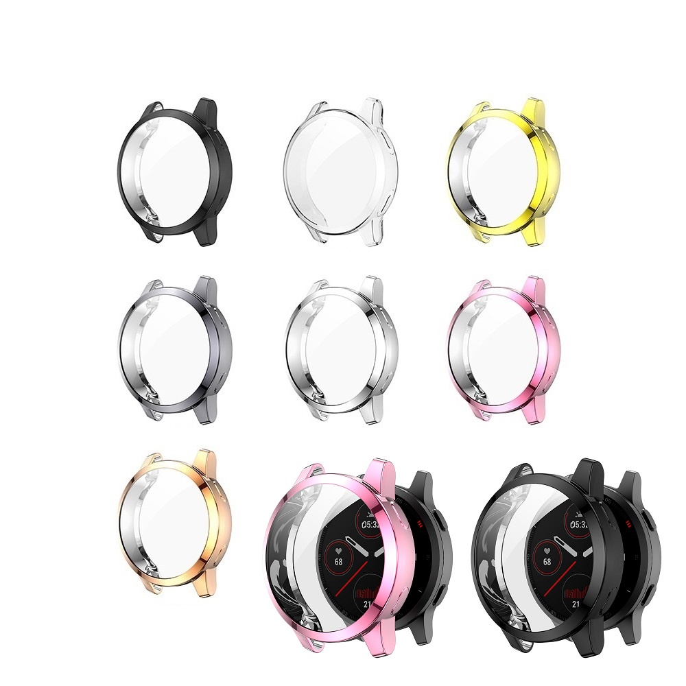 【全包電鍍殼】Garmin Venu 2 / vivoactive 4 保護殼 TPU 軟殼 防刮 防撞