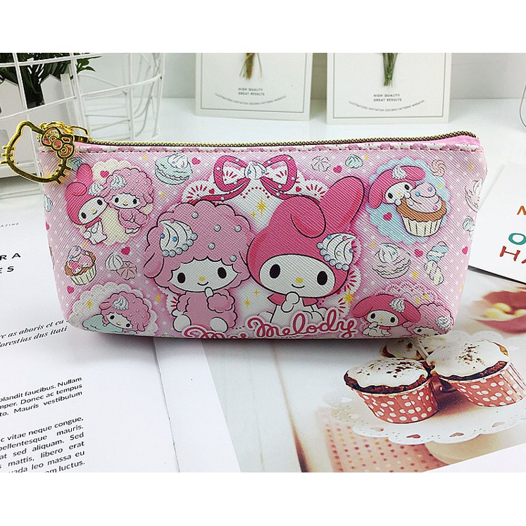 【現貨】♡Hello Kitty 雙子星可愛粉色系貓咪筆袋卡通筆袋  布丁狗 化妝包 筆袋 鉛筆盒 零錢包