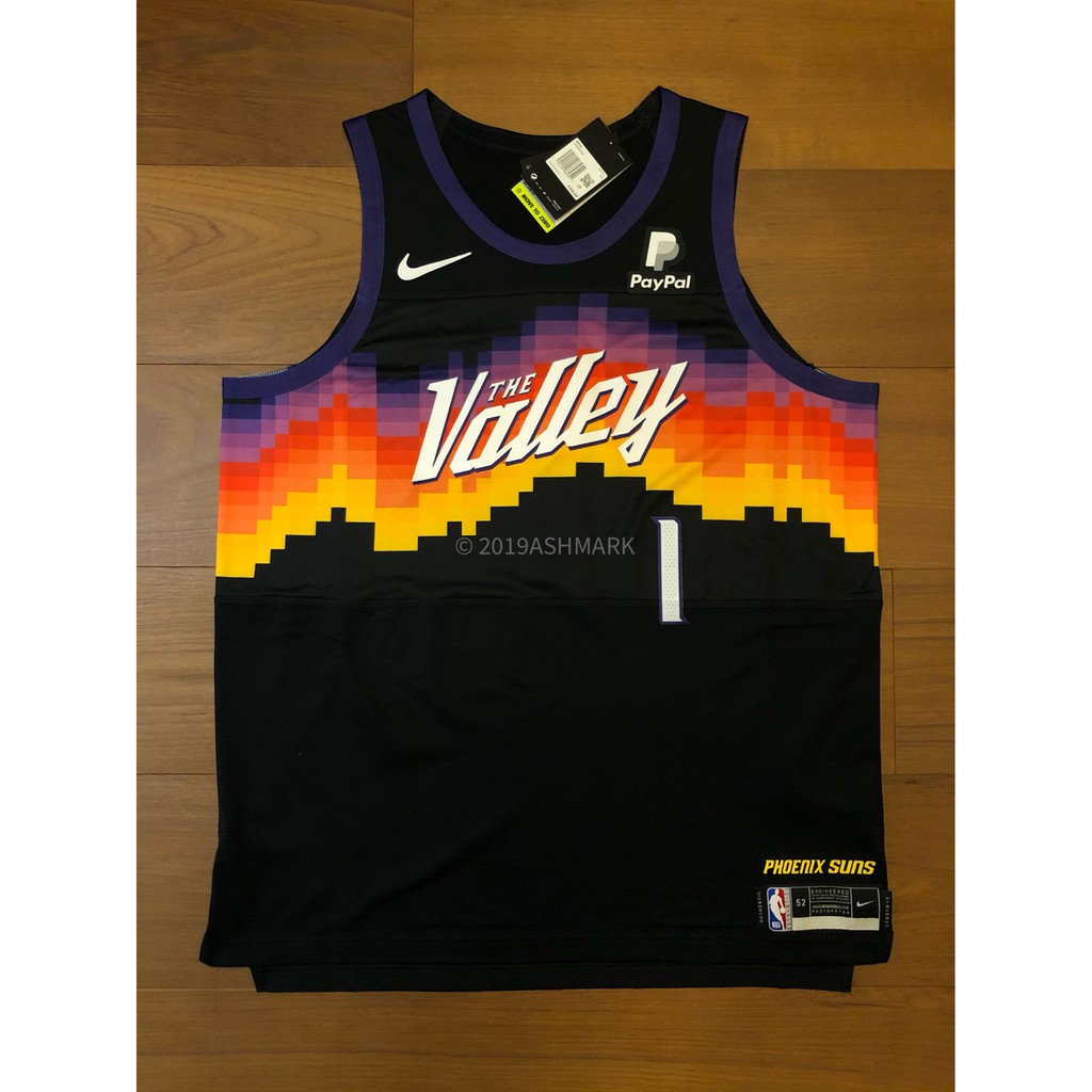 Nba球衣 Nike Authentic Devin Booker Suns City 太陽城市版球員版球衣 蝦皮購物