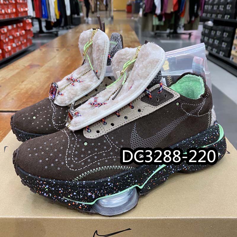 現貨正品 Nike 休閒鞋 Wmns Air Zoom Type 咖啡 毛料 氣墊 女鞋 DC3288-111-220