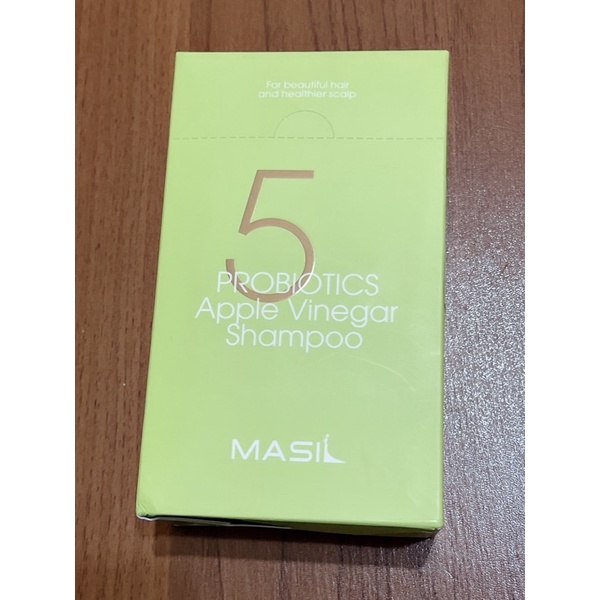 【出清】韓國 Masil 8秒沙龍柔順護髮膜(旅行組)+5采益生菌頭皮洗髮精(旅行組)✜