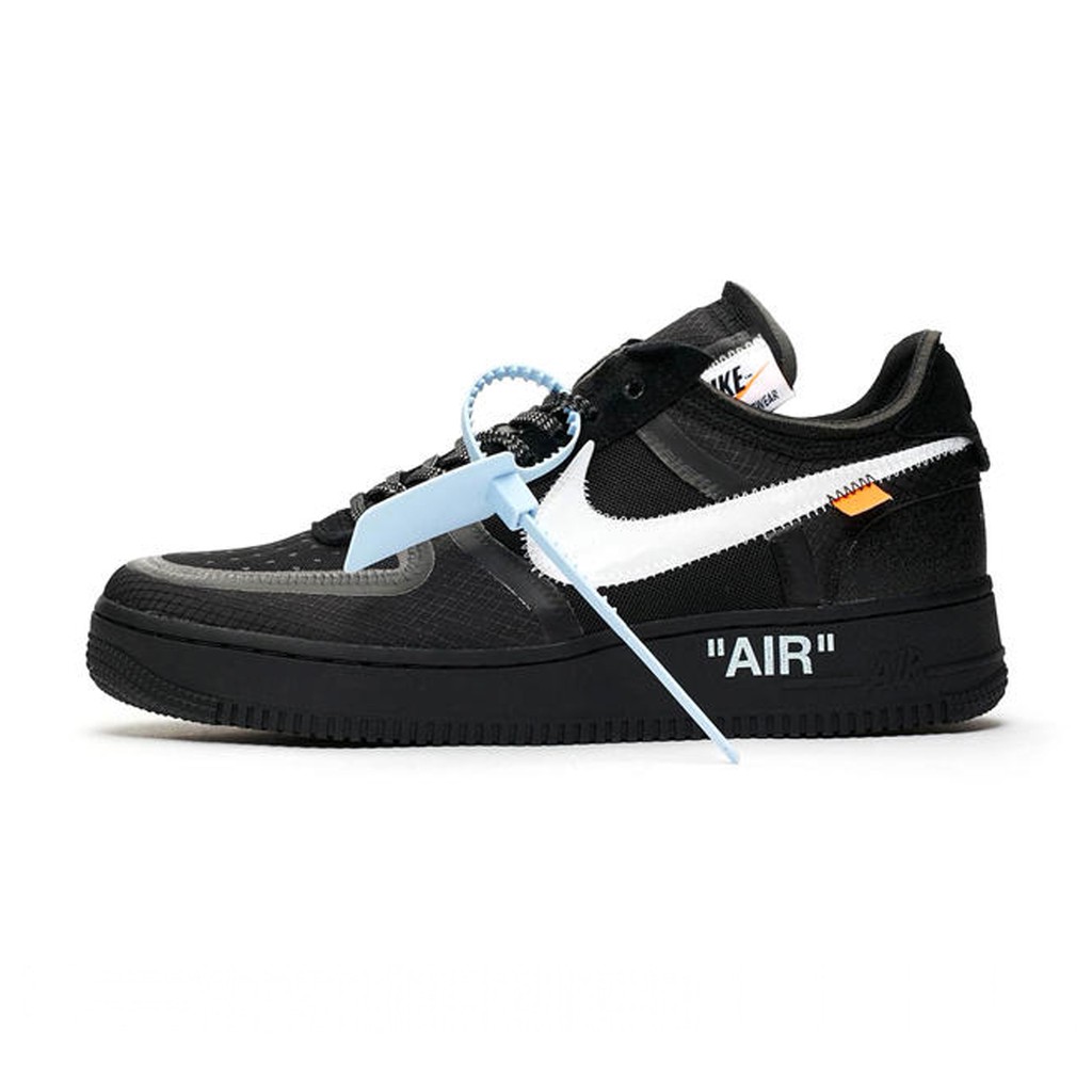 nike off white air force 1 v2 black