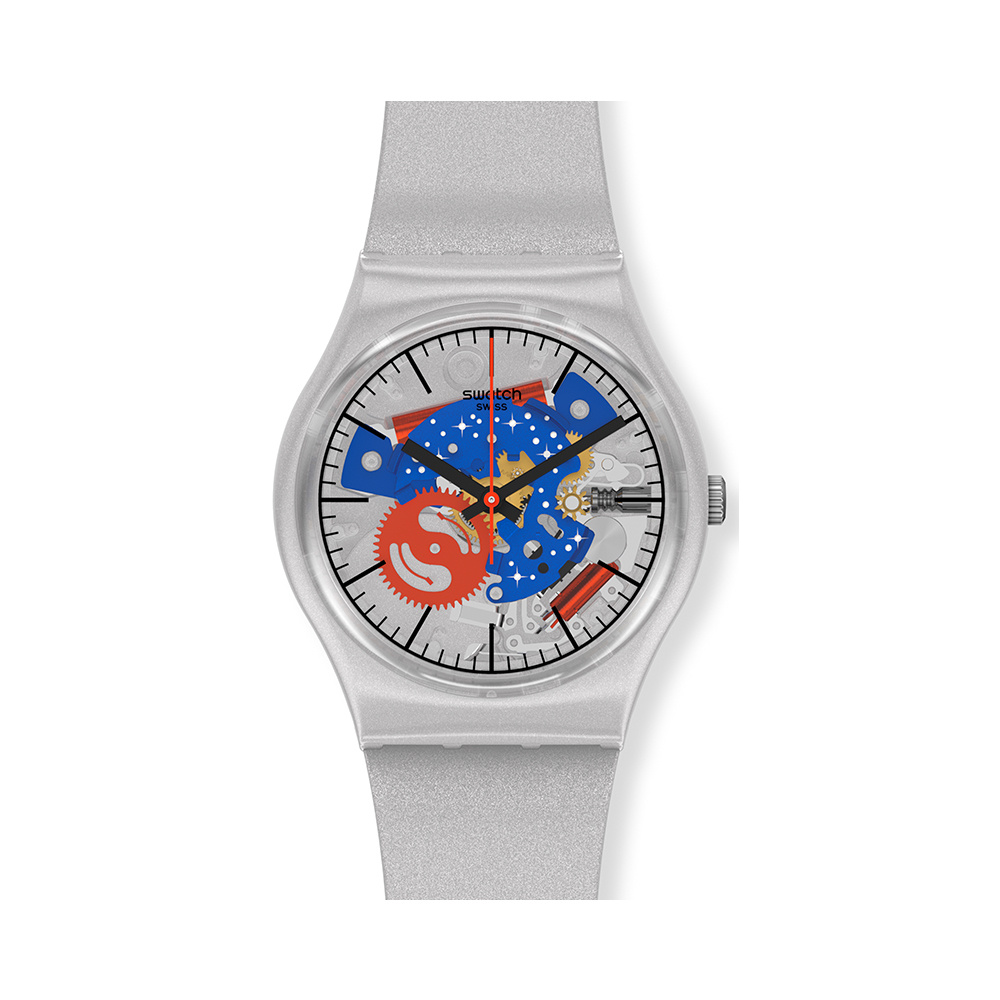 【SWATCH】Gent 原創 手錶TAKE ME TO THE MOON(34mm) 瑞士錶 GZ355 NASA