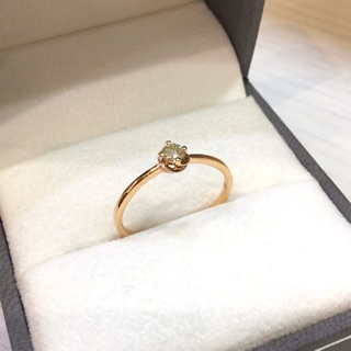 玫瑰k金 585 天然真鑽 輕珠寶 戒指💍 「瑞安珠寶銀樓」