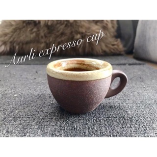 陶作坊 Aurli 厚濃縮杯 老岩泥岩礦咖啡杯 台灣製造 極厚濃縮杯 義式濃縮杯
