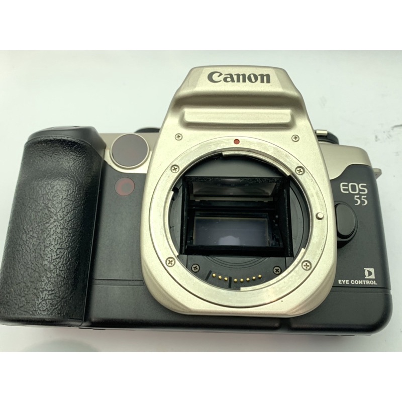 佳能 Canon EOS-55 底片單眼相機 眼控對焦 傳統底片單眼機身 銀機 (2個月保固)