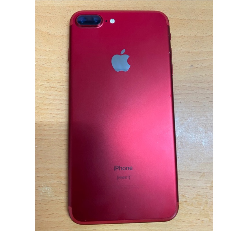 實體店 出清價iPhone 7 Plus 128g 紅色 限量色 二手 5.5吋 7+128 附配件 蘋果手機