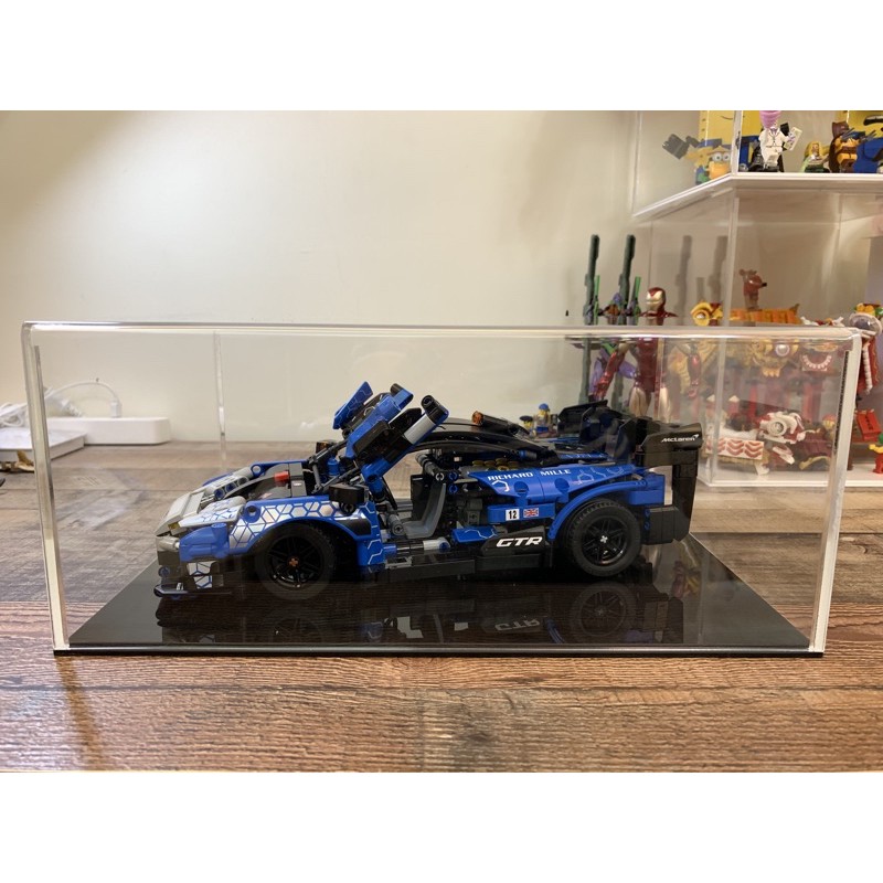 42123 LEGO麥拉崙McLaren Senna GTR™ 展示壓克力盒,透明盒,專屬樂高展示盒-台中愛玩具收藏-