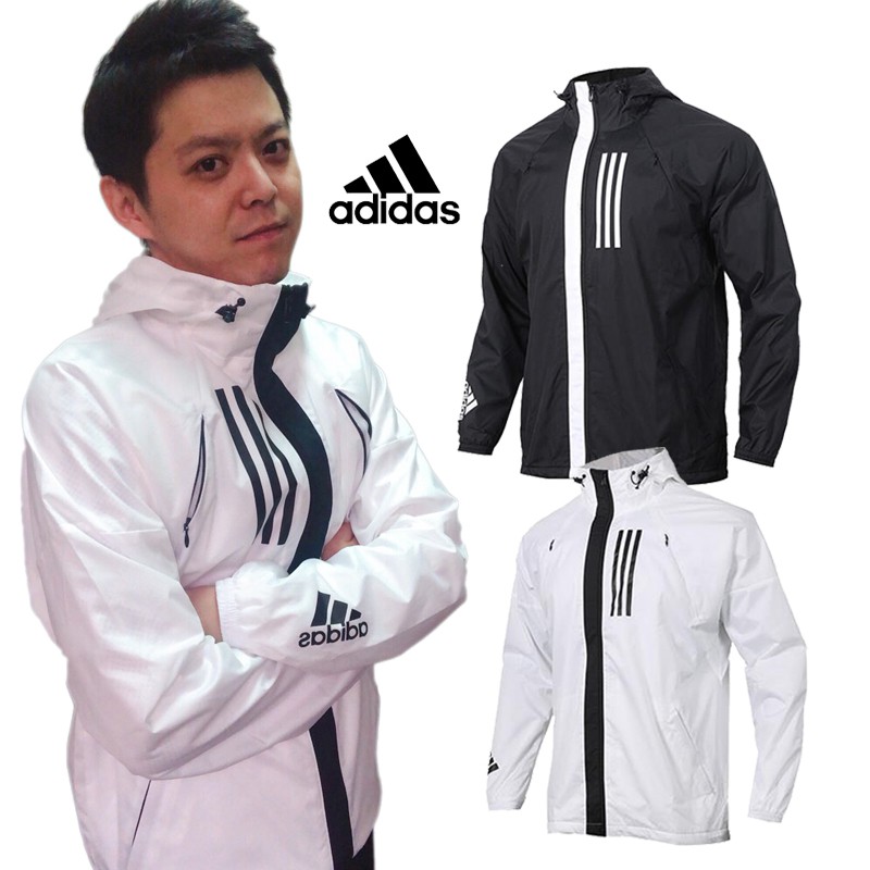 ADIDAS WND 黑色DZ0052 白色DZ0054 運動外套風衣外套外套全新正品| 蝦皮購物