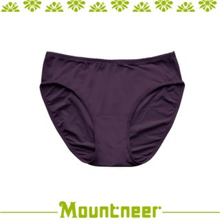 【Mountneer 山林 女 透氣三角內褲《暗紫》】11K80-92/透氣內褲/排汗內褲/三角褲/悠遊山水