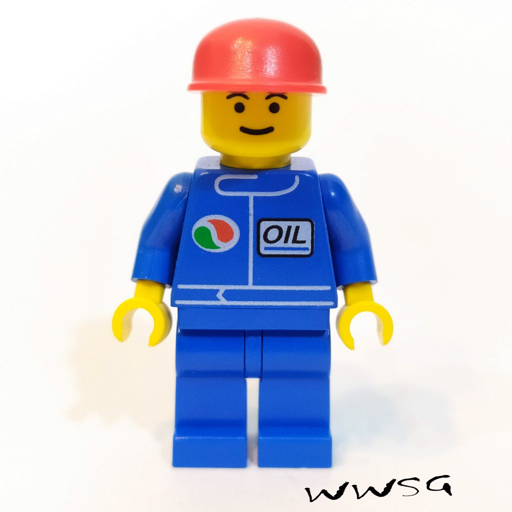 ☢️玩物喪志 1995年 LEGO樂高 絕版汽車維修員(科技武器配件零件二手磚散磚盒組老人偶包古董玩具老玩具黑白紅藍黃綠