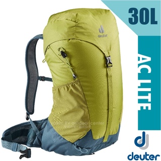 【德國 Deuter】AC LITE 30L 網架直立式透氣健行登山背包(附防雨套) 休閒背包 / 3421021 果綠