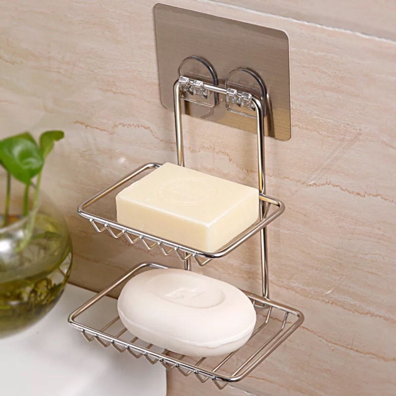 優質不鏽鋼肥皂架 雙層肥皂架 單層肥皂架