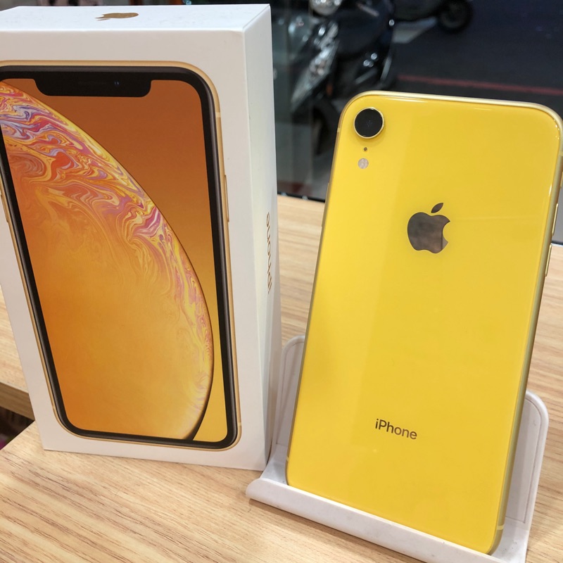 二手 蘋果APPLE IPHONEXR 128G 黃 6.1吋 中古機 外觀漂亮