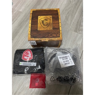 MSI 微星 尊爵禮盒包 電競 耳罩式 耳機 H991 束口袋 限量 公仔吊飾 3個一起賣 只要450 全新現貨