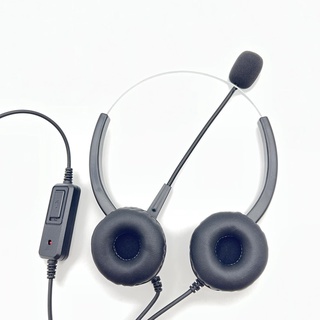【仟晉資訊】雙耳耳機麥克風 含調音靜音 杭普電話座機 V508H 水晶頭RJ9