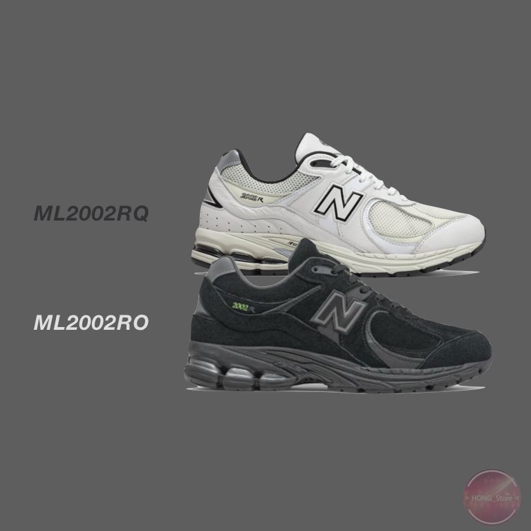 【 Hong__Store 】New Balance ML2002RO ML2002RQ 2002R 皮革 黑灰 黑 白