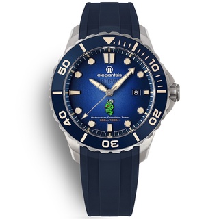elegantsis 愛樂時 (ELJX65AS-ROCMC-UDT) 海軍陸戰隊特種限量機械腕錶-水中爆破/藍