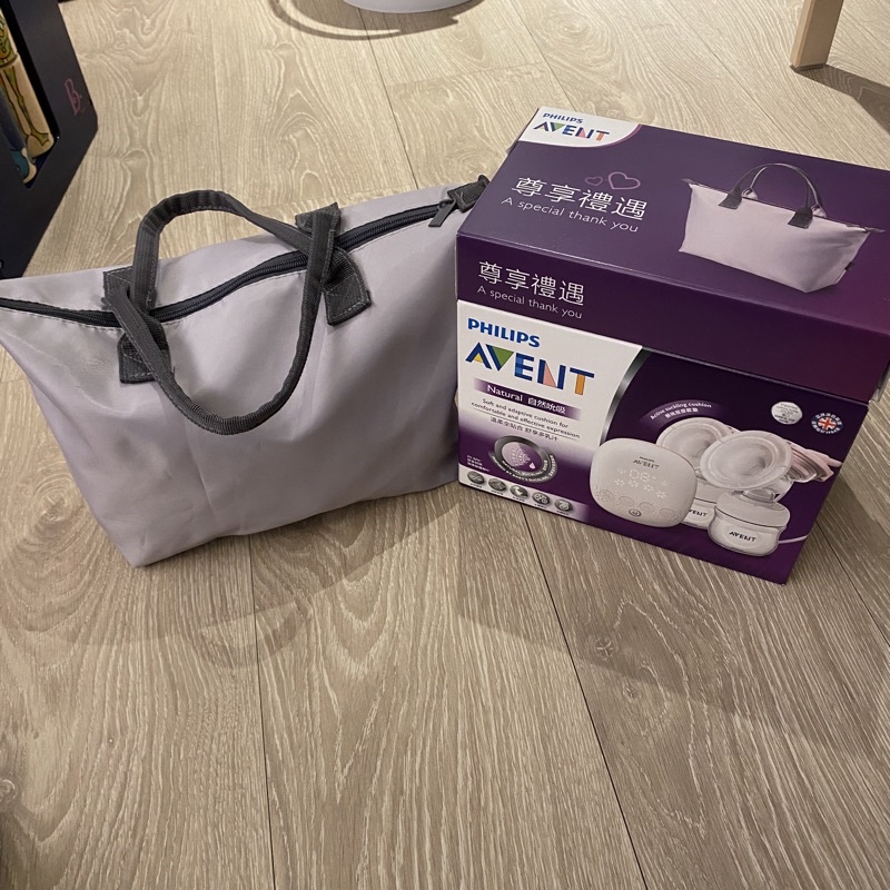 近全新【PHILIPS AVENT】 新安怡 雙邊電動吸乳器 SCF316 送提袋