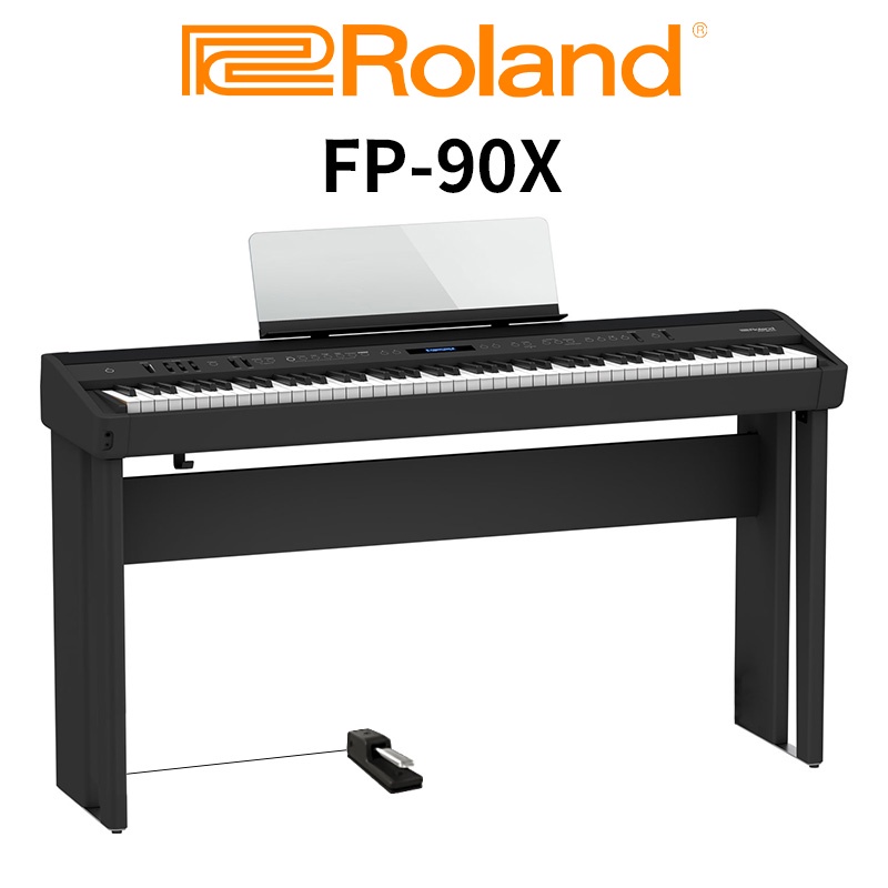 Roland FP-90X 電鋼琴  黑色 數位鋼琴 【金聲樂器】