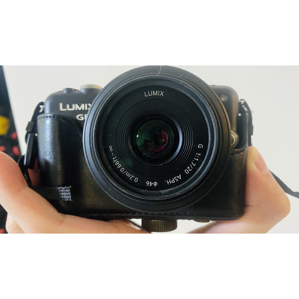 【二手】雙鏡頭 Panasonic Lumix GF3黑色+ 20mm F1.7大光圈 +14-42mm變焦