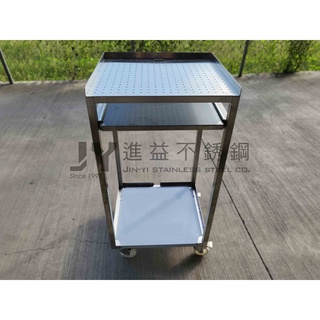 辰裕不銹鋼二館｜不銹鋼移動式電腦推車 廠房電腦桌 層架 機械螢幕臺車 白鐵 活動架 手推車 臺桌 多功能置物型臺車