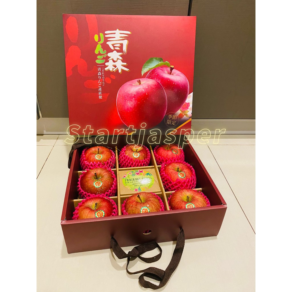 進口水果 日本青森 富士蜜蘋果 一級貨 含蜜腺最高 原箱裝 禮盒裝 startjasper