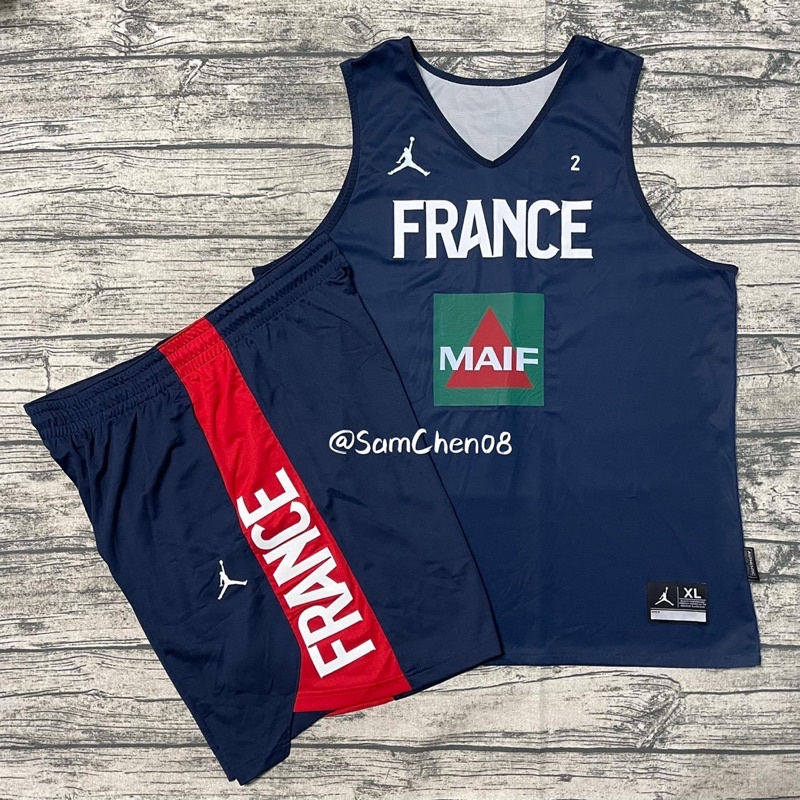 Jordan FIBA 法國 球員版 雙面 練習衣 球衣 背心 籃球褲 短褲 USA 奧運 世界盃 中華隊 美國隊 AU