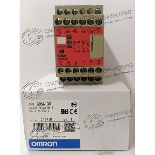 【理工家 現貨】 OMRON歐姆龍 安全繼電器模組 G9SA-301