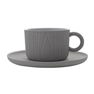 【TOAST】MU 咖啡杯盤組(灰/白)《WUZ屋子》水杯 茶杯 瓷杯 白瓷