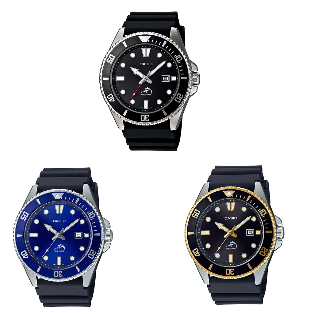 【CASIO】卡西歐 槍魚 黑水鬼 200米防水 超高CP值潛水錶 MDV-106 系列  台灣卡西歐保固一年