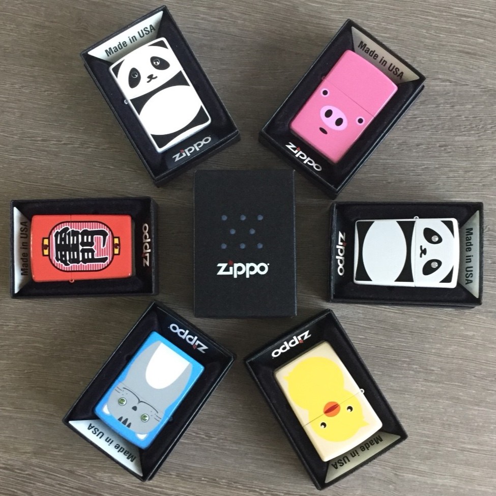 【現貨】【限量版】ZIPPO 日系 打火機 (雷門 熊貓 粉紅豬 微笑貓 黃色小雞 )