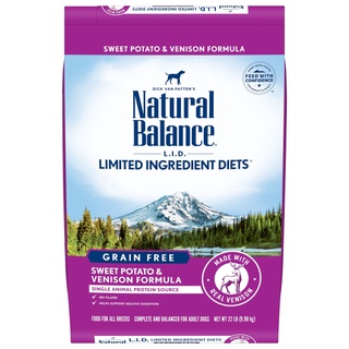 Natural Balance 低敏無穀地瓜鹿肉 全犬 4.5LB / 22LB 兩種規格 NB