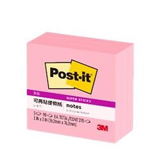 3M粉色利貼狠黏便條紙 eslite誠品