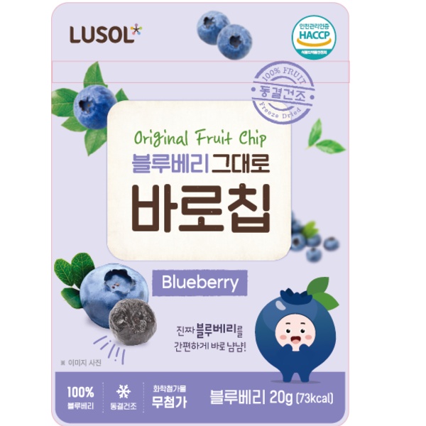 韓國LUSOL 水果乾-藍莓【嬰之房】