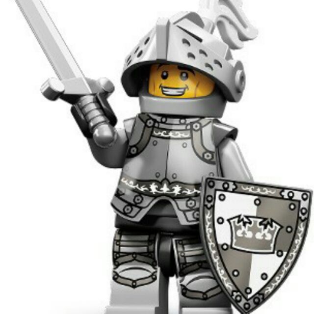 樂高 LEGO 人偶包 抽抽樂 第九代 第9代 7號 英雄騎士 中古世紀 Grandpa 71000