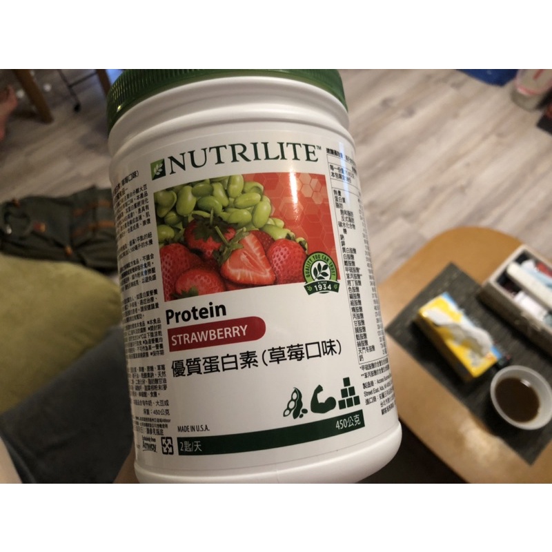 NUTRILITE 紐崔萊 優質蛋白素草莓 口味450g