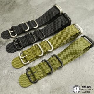 娜娜錶帶 快速出貨 NATO北約尼龍錶帶 20mm 22mm 24mm 26mm 尼龍手錶帶 代用