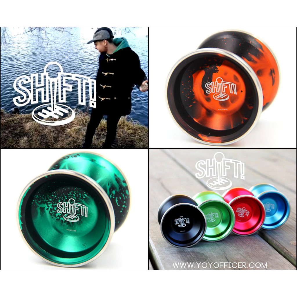 奇妙的溜溜球世界 YoYofficer Shift 雙金屬球 鋁合金球體+不鏽鋼外環 高精度 比賽競技表演用 高手推薦