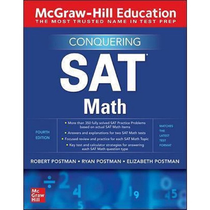 McGraw-Hill Education Conquering SAT Math (4 Ed.)/Robert Postman/ Ryan Postman/ Elizabeth Postman eslite誠品