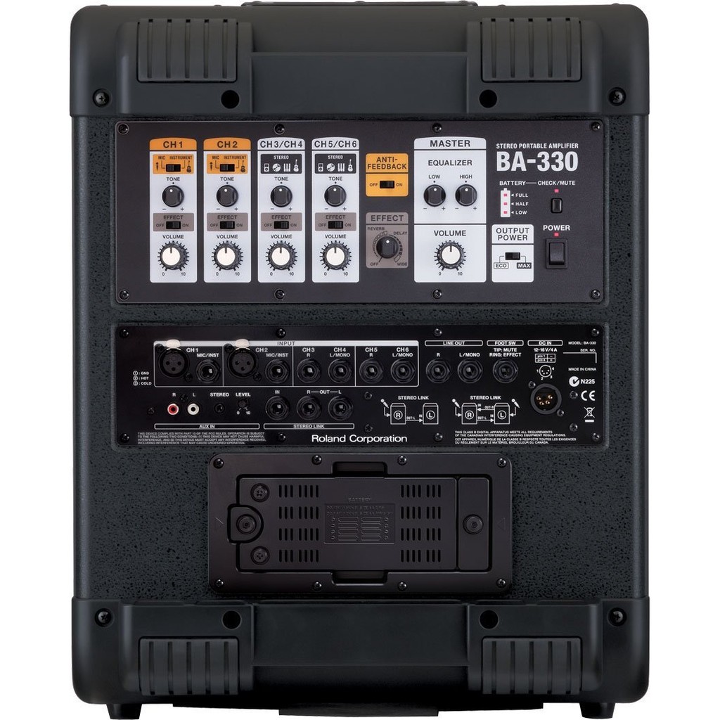 ☆ 唐尼樂器︵☆公司貨Roland BA330 易攜式PA 音箱/立體聲電池供電街頭 